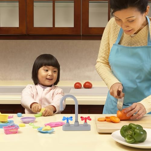 VOSAREA Portable Kitchen Faucet Toy for Pretend Play