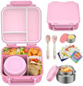 Kids Bento Lunch Box with 9oz Soup Thermo Leakproof Lunch Food