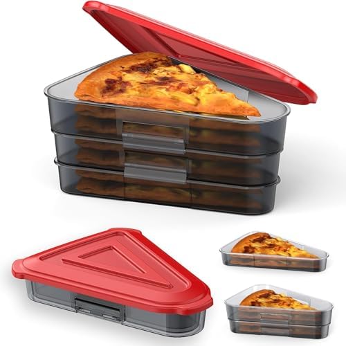 Pizza Storage Container, Expandable Pizza Slice Container, Reusable