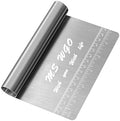 Pro Dough Pastry Scraper/Cutter/Chopper Stainless Steel Mirror