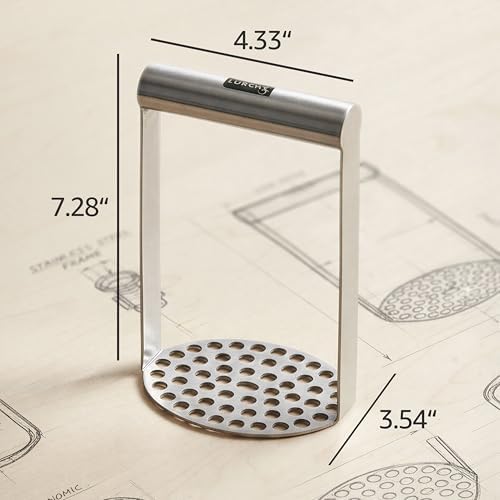 LURCH Germany Heavy Duty Potato Masher With Horizontal Handle