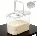 YEXEXINM 20-25 lbs Rice Dispenser with Measuring Spoon 11.4Qt/12L Tall