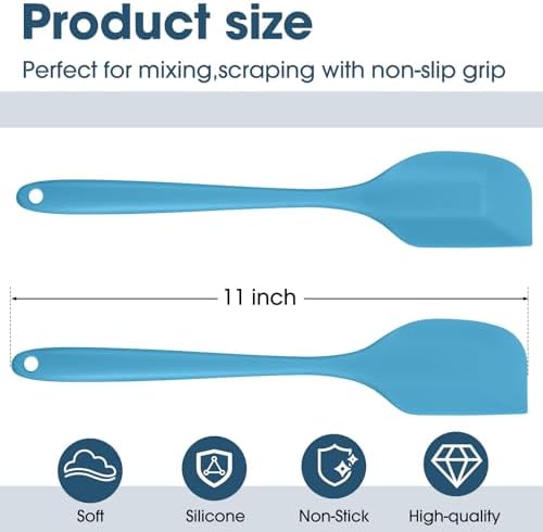 Irenare 30-Piece Silicone Spatulas, 11 Inch