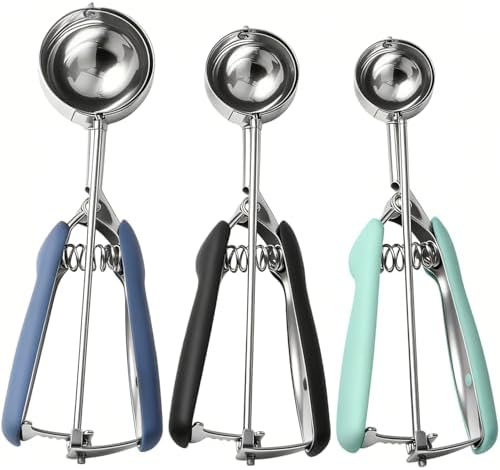Cookie Scoop set, Cookie Scoops for Baking Set of 3, Size #60/ #40
