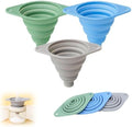 Kitchen Funnel Set, 2025 New Food Grade Silicone Collapsible Small