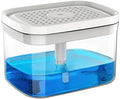 MR.SIGA Dish Soap Dispenser with Sponge Holder, White