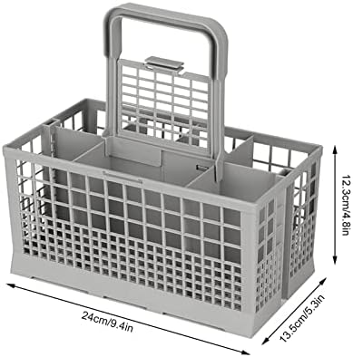 Universal Dishwasher Silverware Basket, 9.4"x5.3"x4.8" ABS Cutlery