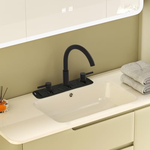 Faucet Mat for Bathroom Sink - Easy to Clean, Anti-Slip Splash Guard
