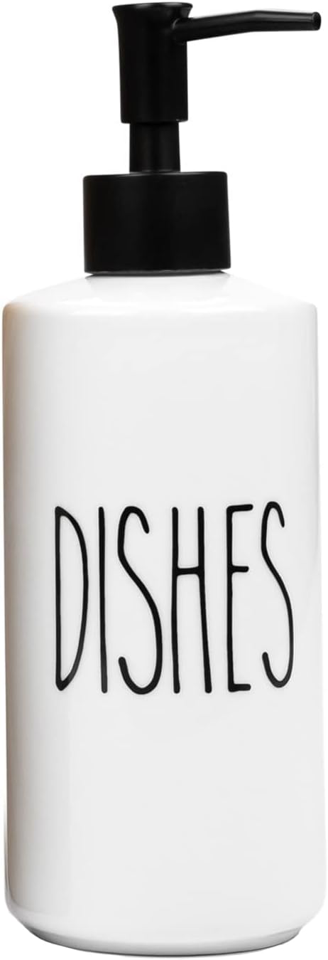 Heartland Home Porcelain 16oz Kitchen Soap Dispenser. Detergent Dispenser or by HeartlandHome