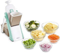 Dash Safe Slice Mandoline Slicer, Adjustable 30+ Combos, Aqua