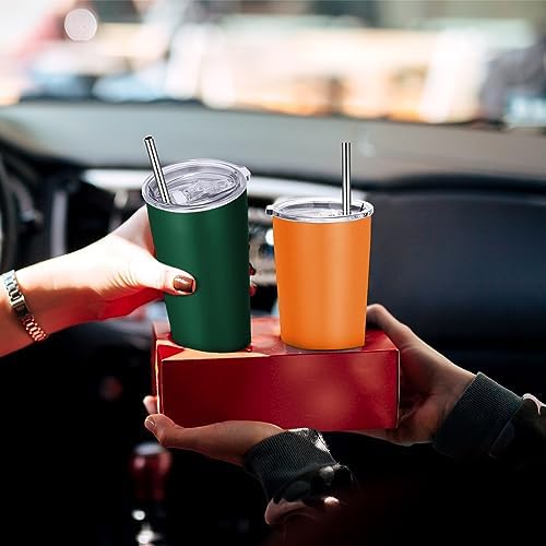 VEGOND 20oz Tumbler Stainless Steel Tumbler with Lid And Straw Vacuum