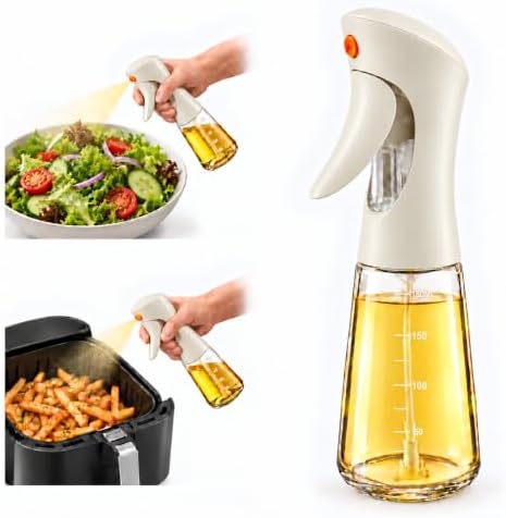 Olive Oil Sprayer, 180ml Continuous Spray Bottle