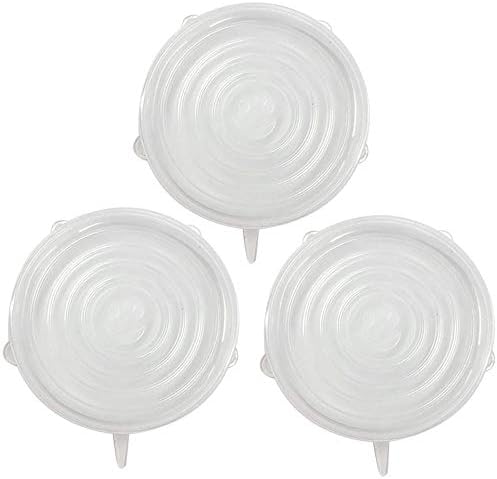 Silicone Stretch Lids, 3 PCS, 9.8in