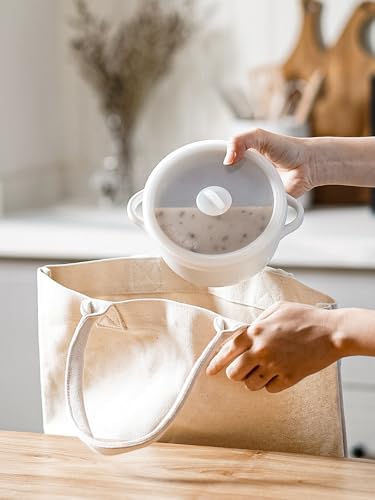 LE TAUCI French Onion Soup Bowls, 28 oz Ceramic Soup Crocks with