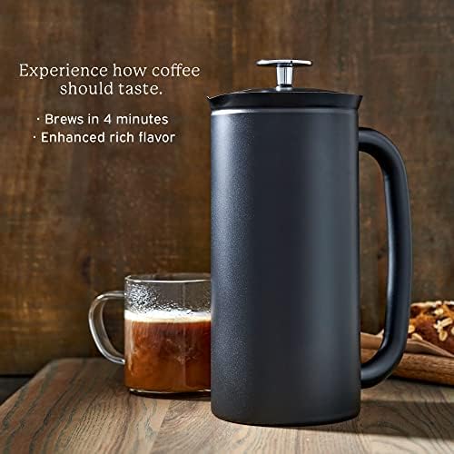 ESPRO P7 French Press, Matte Black, 32 Oz