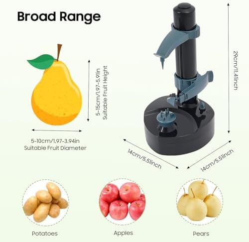 Electric Potato Peeler Automatic Rotating Peeling Tool