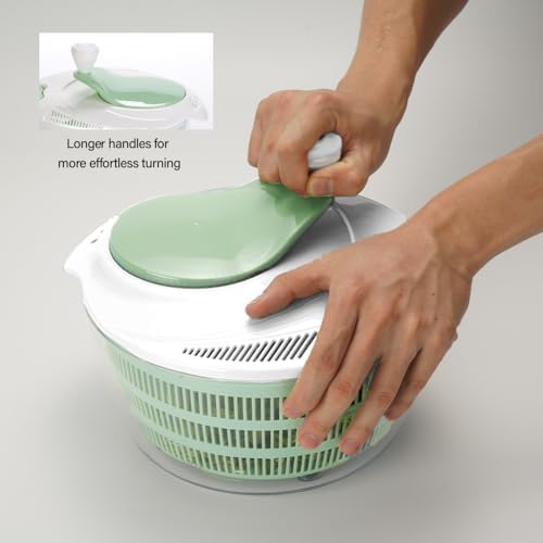 4.2L Green Salad Spinner & Lettuce Spinner for kitchen