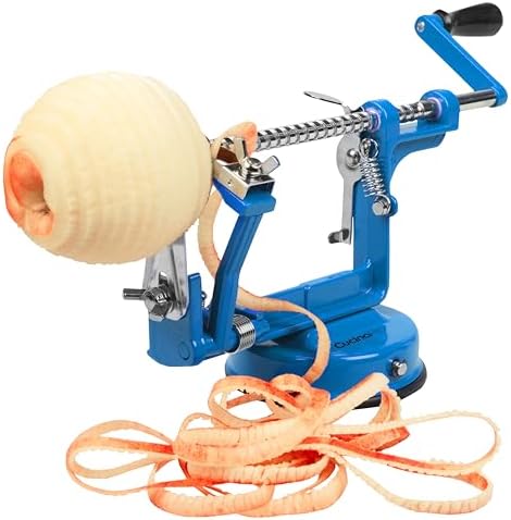 Apple Peeler and Corer, Chrome Cast Iron