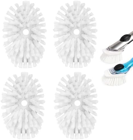 Dish Brush Refill Heads, 4 Pack for OXO Dish Brush