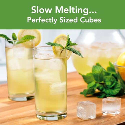 Tovolo Silicone Ice Cube Tray with Lid for Freezer Charcoal Gray