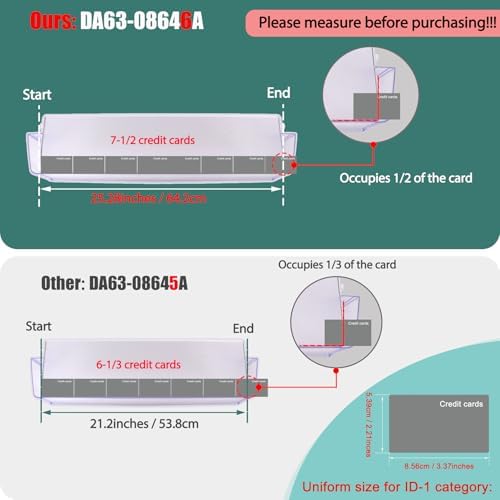 28 Inch RT21M6213SR Door Shelf DA63-08646A Refrigerator Door Bin