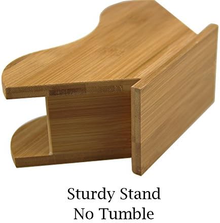 Unibene Bamboo Coffee Filter Holder, Renewable Stand Container