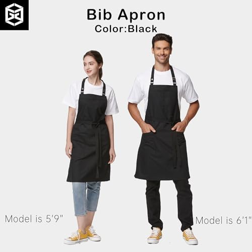 Chef Men Canvas Waterproof Apron Pocket 4251GB