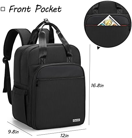 CURMIO Bartender Kits Backpack with Padded Compartments for Bar Tools