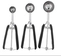 Ice Cream Scoop Set, 304 Stainless Steel Cookie Scooper, 3 Sizes