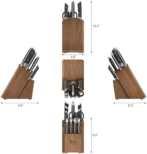 Cangshan HELENA 12-Piece Black Knife Block Set