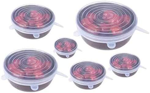 Reusable Silicone Stretch Lids, Food Covers
