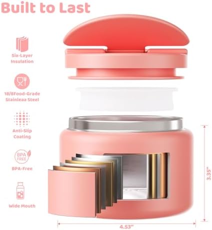 14.5oz Soup Thermo for Hot Food Kids Vacuum Insulated Food Jar