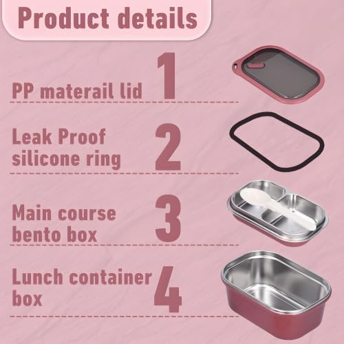 1200ml 2-Layer Hot Food Bento Lunch Box