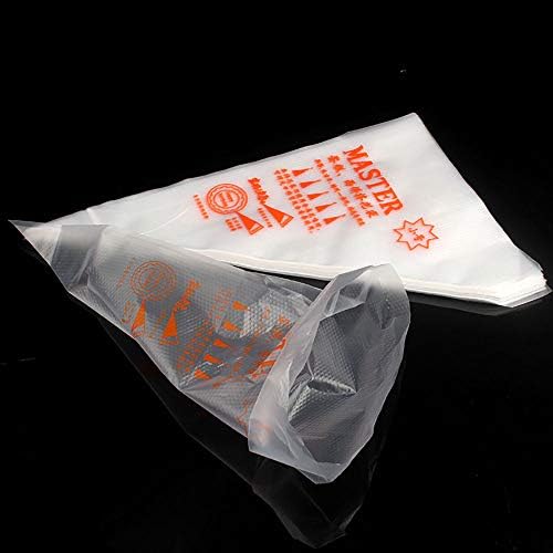 Large Thickened 100Pcs Disposable Tipless Piping Bags and Bag Royal