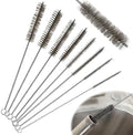 8 Pcs Tube Cleaning Brush Set, Stainless Steel & Brass Wire Brushes