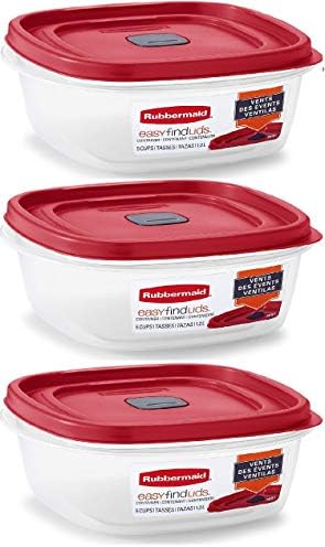 Rubbermaid Easy Find Lid Square 5-Cup Food Storage Container