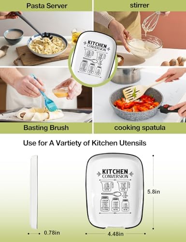 Funny Large Spoon Rest for Stove Top Kitchen Counter, Ceramic Spoon
