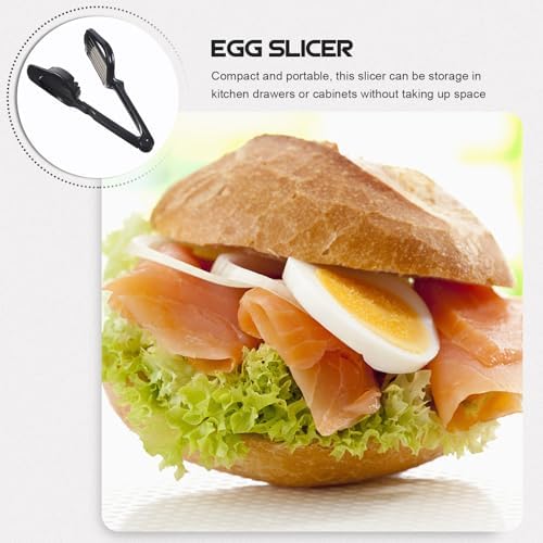 9-slice Egg Slicer with Stainless Steel Blades for Kitchen Prep