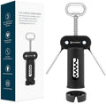 KITCHENDAO 3 in 1 Wing Corkscrew Wine Bottle Opener with Foil Cutter
