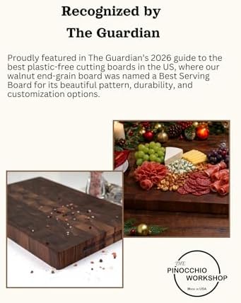 Medium American Walnut End-Grain Cutting Board
