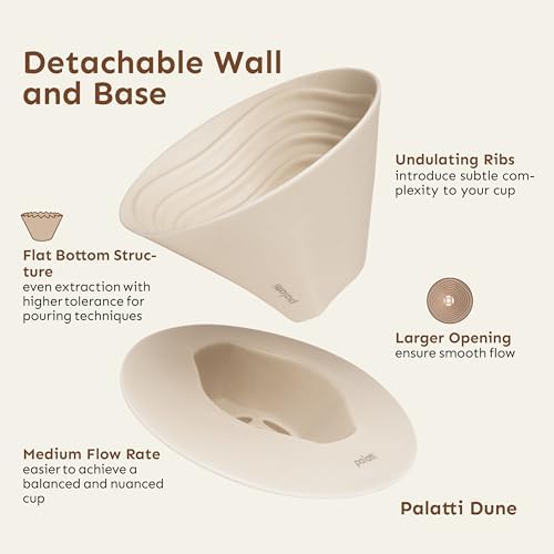 palatti Universal Pour Over Coffee Drippers, Set of 3