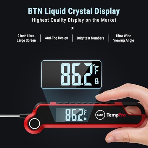 TempPro TempSwift 0.5 Sec Instant Read Meat Thermometer