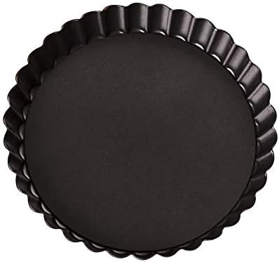 Non-sticks 6 Inches Quiche Tart Pan, Removable Loose Bottom Tart Pie