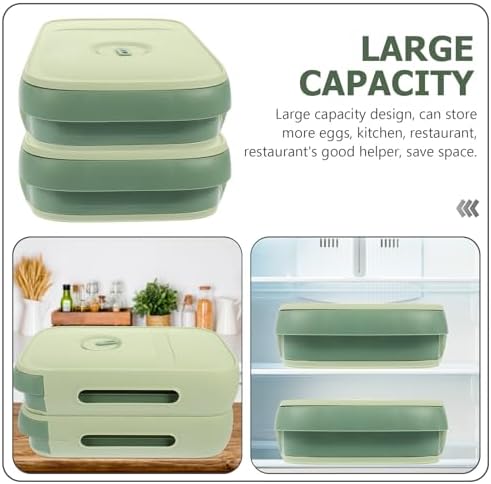 Drawer Type Egg Storage Container with Lid, Large Capacity