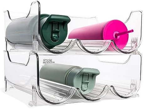 Simple Modern Water Bottle Organizer for Cabinet | Stackable Storage