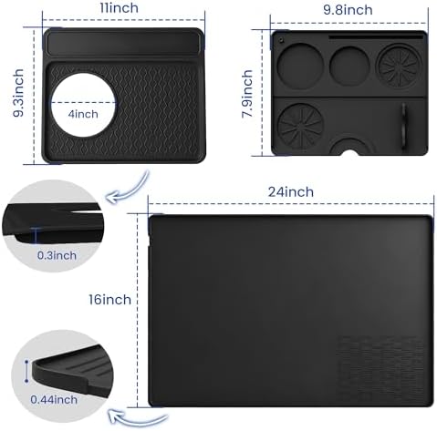 3-in-1 Silicone Mat for Breville Espresso Machine 870/880