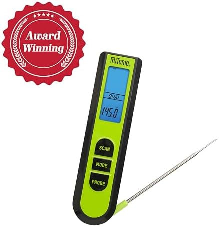 Taylor TruTemp Dual Infrared Meat Thermometer, Green