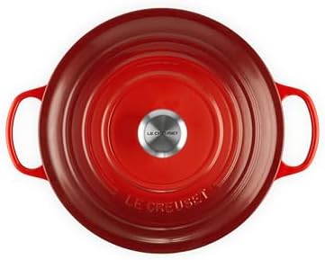 Le Creuset Enameled Cast Iron Round Dutch Oven, 7.25 qt., Cerise