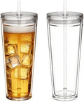 24oz Tumbler with Lid and Straw, Leak Proof and Double Wall Insulated