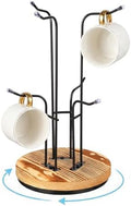 360° Rotating Coffee Mug Tree with 6 Hooks